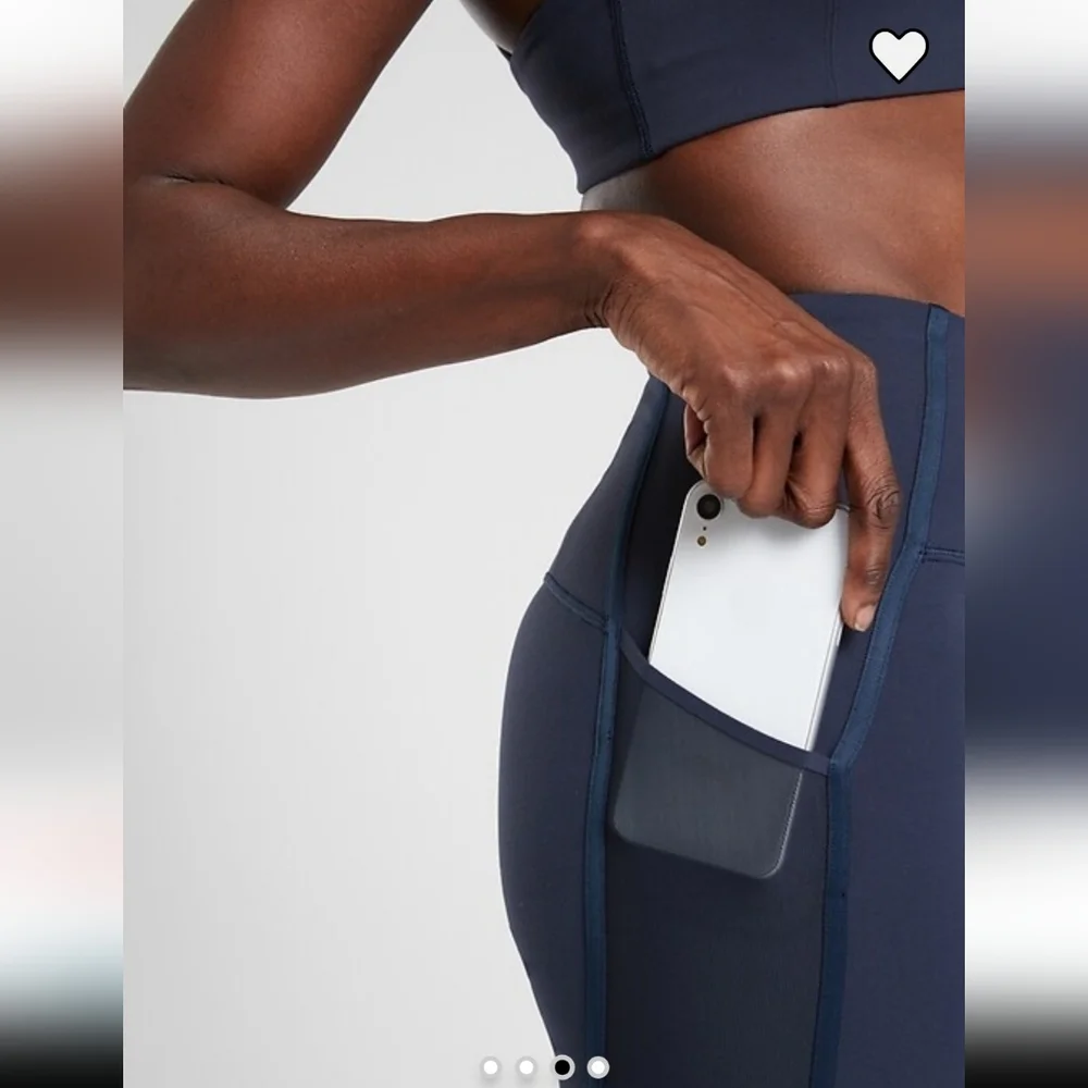 Athleta Vitality Stash pocket 7/8 Tight In POWERVITA - Picture 3 of 11